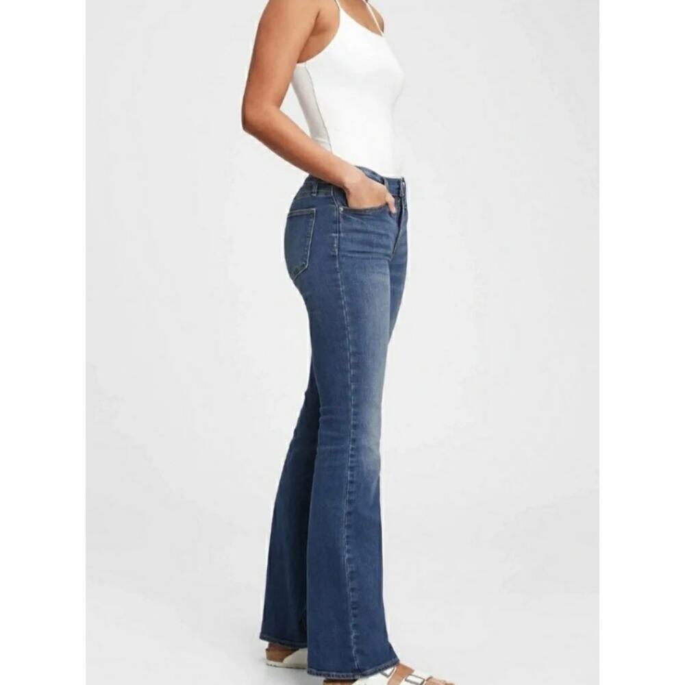 Gap 1969 Sexy Boot Cut Denim Jeans Women's 33 RMedium Wash